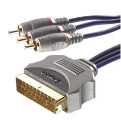 Kabel 3 RCA-EURO GOLD 2m