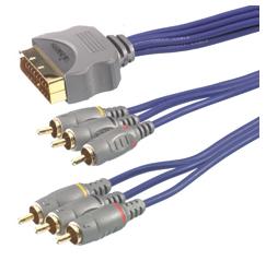 Kabel 6 RCA-EURO GOLD 2m