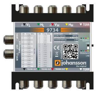 MULTISWITCH UNICABLE II JOHANSSON 9734 - 5/2 DCSS /DSCR