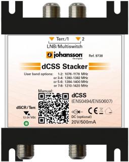 MULTISWITCH UNICABLE II JOHANSSON 9738 - 2/1 DCSS /DSCR