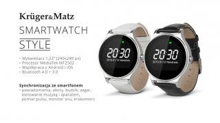 Smartwatch KrugerMatz STYLE czarny (KM0431)