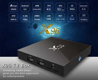 TV BOX Android X96 z klawiaturą