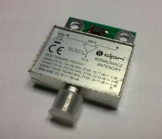 Wzmacniacz antenowy 24dB WE24A1, DPM-Solid