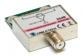 Wzmacniacz antenowy dopuszkowy ANT0148 25dB - Cabletech