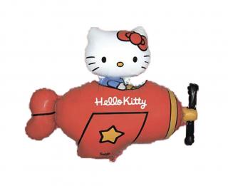 Balon foliowy z helem 09119 Hello Kitty  w samolocie 77 x 92 cm