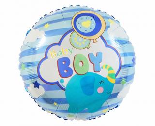 Balon foliowy z helem 48145 Baby Boy 18  cali