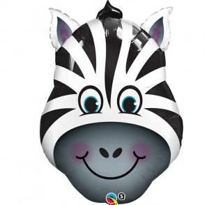 Balon foliowy z helem 54042 zebra 32 cale