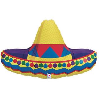 Balon foliowy z helem 54383 Sombrero 86 cm