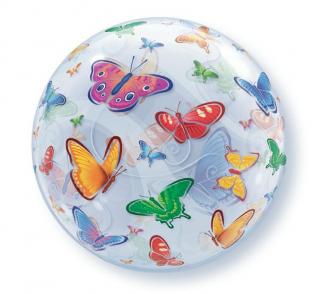 Balon foliowy z helem 56073 Motyle Deco 22 cale