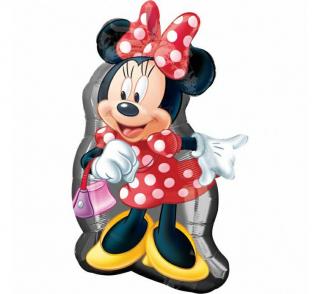 Balon foliowy z helem 63740  MinnieMouse 48x81 cm