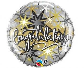 Balon foliowy z helem 63921 Congratulations  18 cali