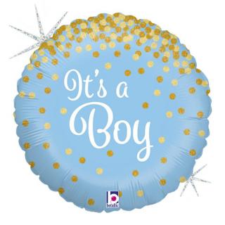 Balon foliowy z helem 65871 Its a Boy 18 cali