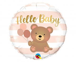 Balon foliowy z helem 66017 Hello Baby   18 cali