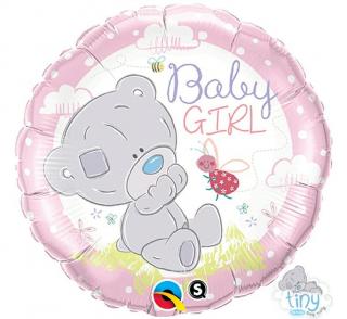 Balon foliowy z helem 81621 baby girl 18 cali