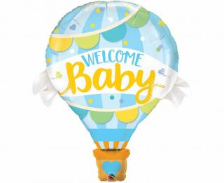 Balon foliowy z helem 86539 welcome baby 42 cale