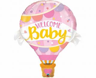 Balon foliowy z helem 86553 Welcome Baby 42 cale