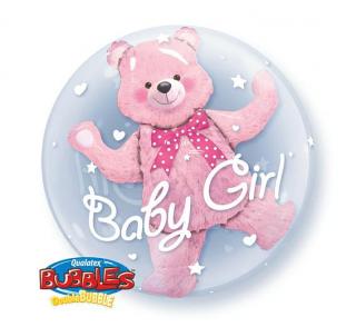 Balon foliowy z helem 94881 Baby Girl 24 cale