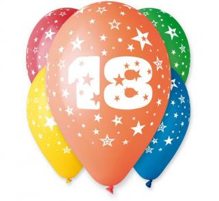 Balony 18 gumowe 12"/5 szt 30190