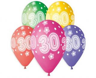 Balony 30 gumowe 13"/5 szt. 32203