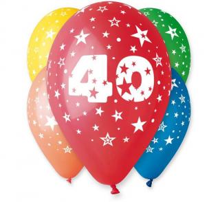 Balony 40 gumowe 12"/5 szt 30196