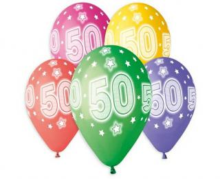 Balony 50 gumowe 13"/5 szt. 32602