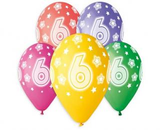 Balony 6 gumowe 13"/5 szt. 32197