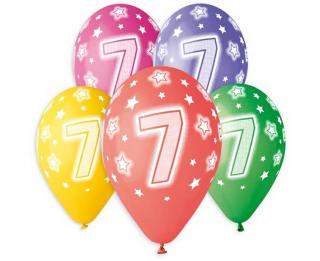 Balony 7 gumowe 13"/5 szt  32198