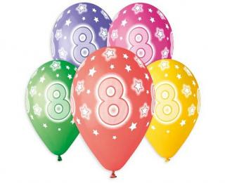 Balony 8 gumowe 13"/5 szt. 32199