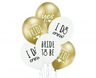 Balony gumowe 12"/6 szt. 06757 Bride To  Be