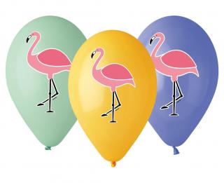 Balony gumowe flamingi 13"/5 szt 31915