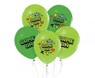 Balony gumowe GAME ON 12"/5 szt 17842