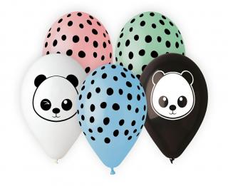 Balony gumowe panda 13"/5 szt 32347