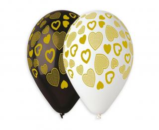 Balony gumowe Serca 13"/5 szt 32321