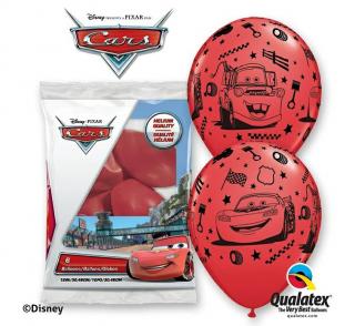 Balony Mcqueen auta 12 cali 6 szt 19233