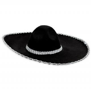 Sombrero Czarne 57 cm 25704