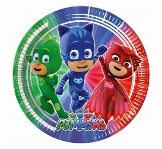 Talerzyki i kubeczki PJ Masks 88631  Pidżamersi