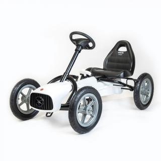 Pojazd na pedały Gokart Baby Mix Buggy biały 55293