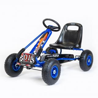 Pojazd na pedały Gokart Baby Mix Razor niebieski 55290