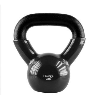 KNV04 BLACK KETTLEBELL ŻELIWNY POKRYTY WINYLEM HMS Sporting24