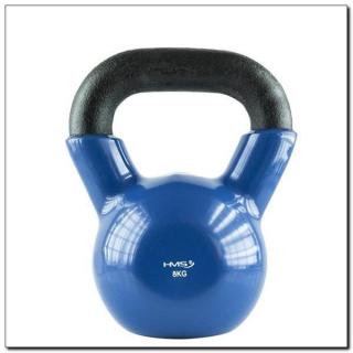 KNV08 BLUE KETTLEBELL ŻELIWNY POKRYTY WINYLEM HMS Sporting24