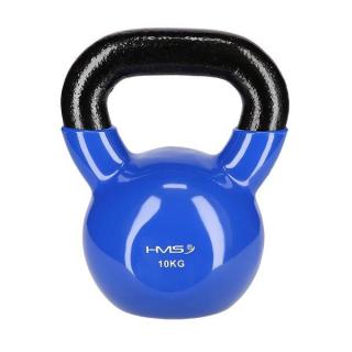 KNV10 BLUE KETTLEBELL ŻELIWNY POKRYTY WINYLEM HMS Sporting24