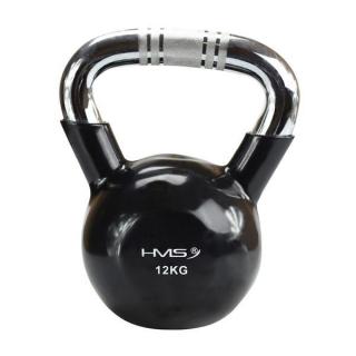 KTC12 BLACK UCHWYT CHROM RADEŁKOWANY KETTLEBELL ŻELIWNY HMS Sporting24