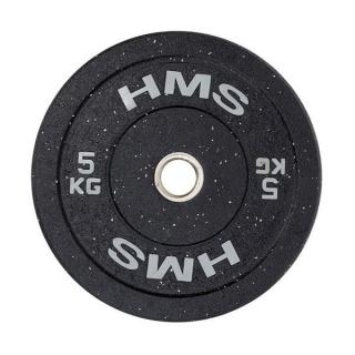 Talerz Olimpijski Bumper HMS 5kg szary HTBR05 Sporting24