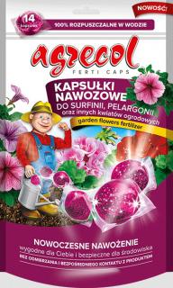 Kapsułki nawozowe do surfinii pelargonii 14szt Agrecol