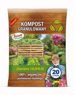 Kompost granulowany 20l Florovit Humus