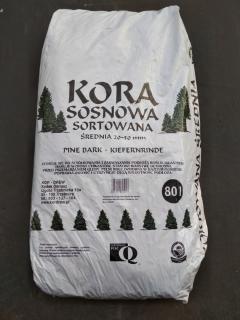 Kora sosnowa średnia 80l