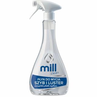 Mill clean płyn do mycia szyb i luster 555ml marsylskie płatki mydlane