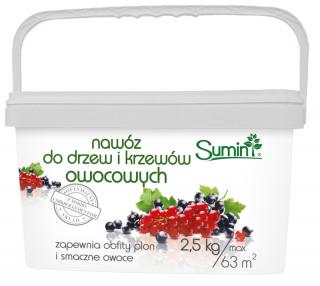 Nawóz granulowany do drzew i krzewów owocowych Sumin 2,5kg