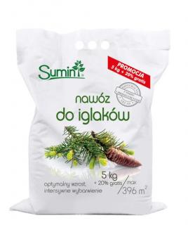 Nawóz granulowany do iglaków 5kg+20% GRATIS Sumin