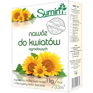 Nawóz granulowany do kwiatów ogrodowych Sumin 1kg